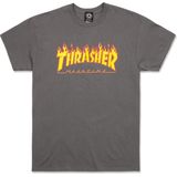 Thrasher Flame T-Shirt Charcoal