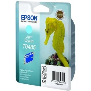 Epson T0485 inktcartridge licht cyaan (origineel)