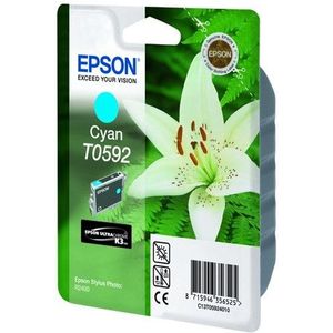 Epson T0592 inktcartridge cyaan (origineel)