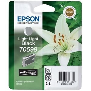 Epson T0599 inktcartridge licht licht zwart (origineel)