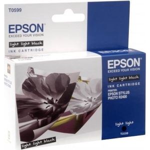 Epson - T0599 - Inktcartridge - Licht Zwart - Origineel - Milieuproduct