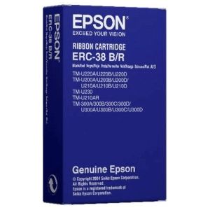Epson ERC38 printerlint Zwart, Rood