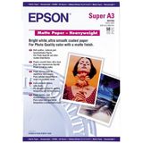 Epson Matte Paper Heavy Weight, DIN A3+, 167g/m², 50 Vel