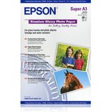 Epson - Premium Glanzend - Fotopapier - Wit - 250 g/m² - A3+ - 20 x