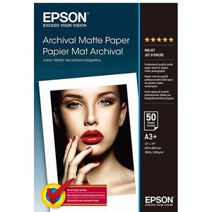 Epson - S041340 - Archival Matte Paper - A3+ - 189 Grams - 50 Vel
