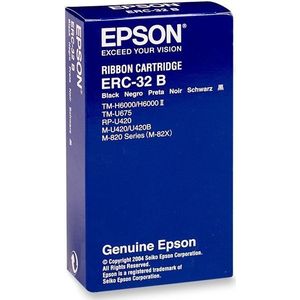 Epson ERC-32 Black Ribbon printerlint Zwart