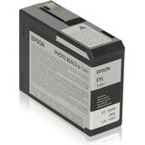 Epson - T5801 - Inktcartridge - Zwart - 80 ml