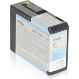 Epson Inktcartridge T580 (C13T580500) Licht-cyaan