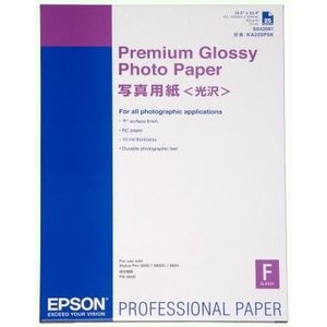 Epson Premium Glossy Photo Paper, DIN A2, 250g/mÂ², 25 Sheets