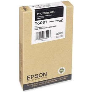 Epson Inktpatroon T6031 - Black/Zwart - 220ml (origineel)