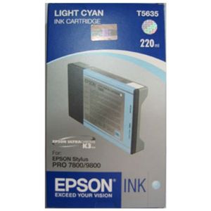 Epson Inktpatroon T6035 - Light Cyan/Licht Cyaan - 220ml (origineel)