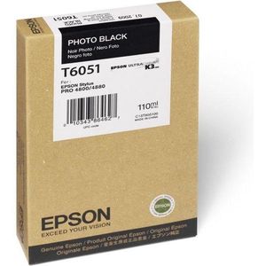 Epson T6051 inktcartridge 1 stuk(s) Origineel Foto zwart