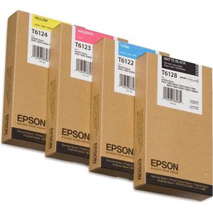 Epson T6124 inktcartridge geel hoge capaciteit (origineel)