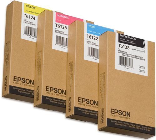 Epson T6128 inktcartridge 1 stuk(s) Origineel Mat Zwart