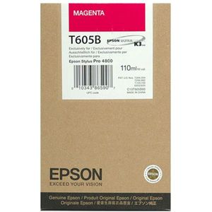 Epson T605B inktcartridge 1 stuk(s) Origineel