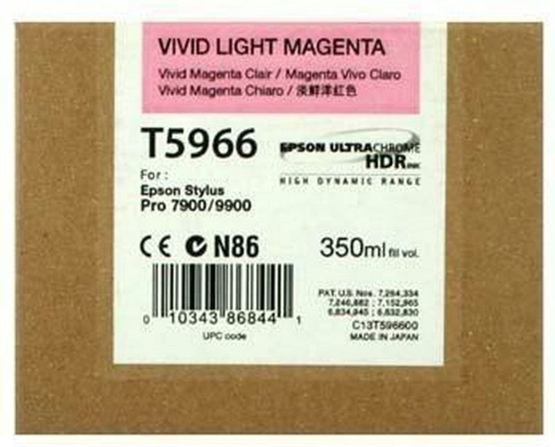 Epson T5966 inktcartridge 1 stuk(s) Origineel Helder licht magenta
