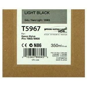 Epson T5967 inktcartridge licht zwart (origineel)