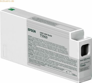 Epson - T5969 Inktpatroon - Licht Zwart - 350 ml