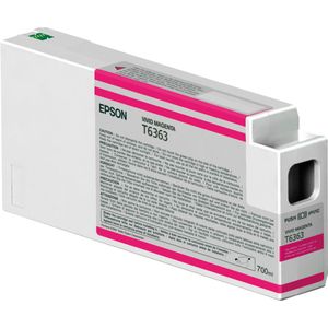 Epson T6363 inktcartridge vivid magenta hoge capaciteit (origineel)
