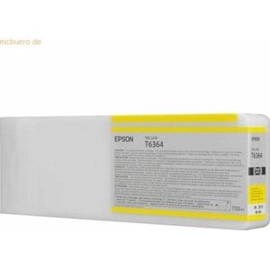 Epson Singlepack Yellow T636400 UltraChrome HDR 700 ml inktcartridge 1 stuk(s) Origineel Geel