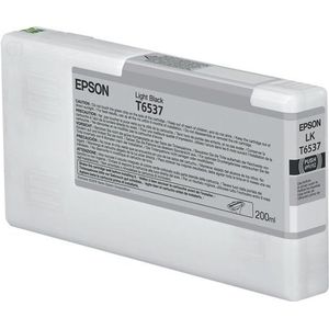 Epson T6537 inktcartridge licht zwart (origineel)