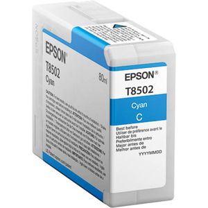 Original Epson C13T850200 / T8502 Tintenpatrone cyan