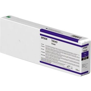 Epson T804D inkt cartridge violet (origineel)