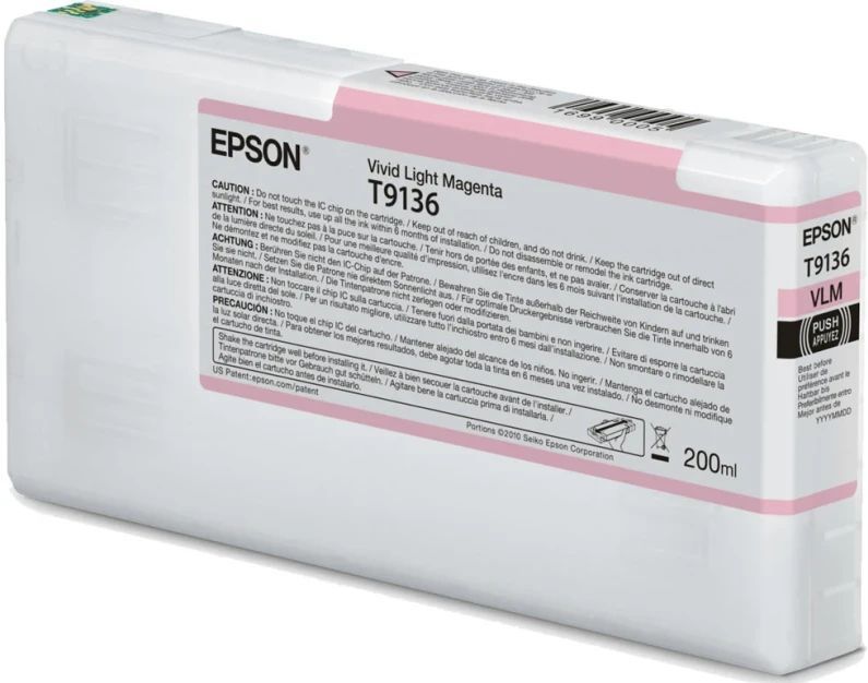 Epson T9136 inktcartridge licht magenta (origineel)