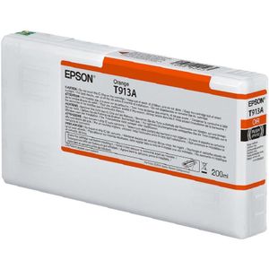 Epson T913A inktcartridge 1 stuk(s) Origineel Normaal rendement Oranje