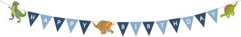 Dinosaurier Briefschlinge Happy Birthday 1,8m