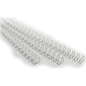 Drahtbinder&#252;cken 21 Ringe 12mm silber VE=100 St&#252;ck