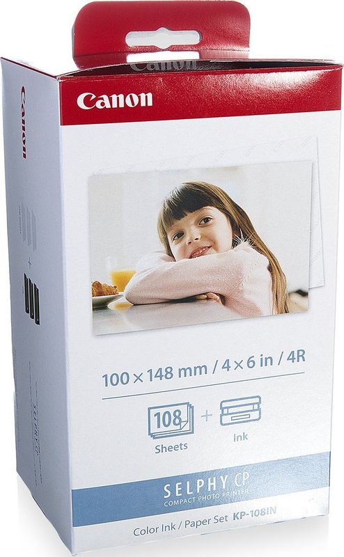 Canon KP 108IN Inktcartridges Kleur + Fotopapier