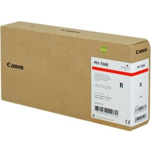 Canon PFI-706 R inktcartridge 1 stuk(s) Origineel Hoog (XL) rendement Rood