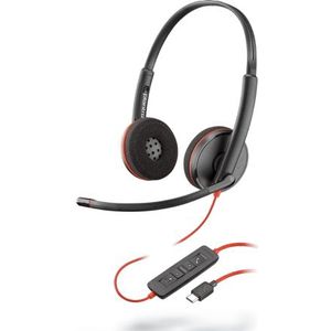 Headset - Stereofonisch - Zwart, Rood - Bedraad - USB Type-A