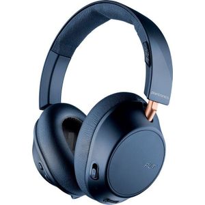 Poly BackBeat Go 810 Hoofdtelefoons Bedraad en draadloos Hoofdband Oproepen/muziek Bluetooth Marineblauw