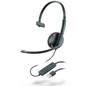 Poly - Blackwire C3210 - Kantoorheadset - Zwart - Bedraad - USB-A