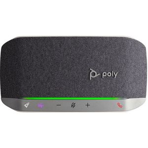 Poly Sync 20-M Microsoft Teams Certified USB-C Speakerphone luidspreker telefoon PC Zwart