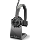 Poly Voyager 4310 UC Headset Draadloos Hoofdband Kantoor/callcenter USB Type-A Bluetooth Oplaadhouder Zwart