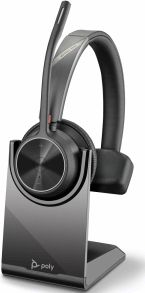 Poly Voyager 4310 UC Headset Draadloos Hoofdband Kantoor/callcenter USB Type-A Bluetooth Oplaadhouder Zwart