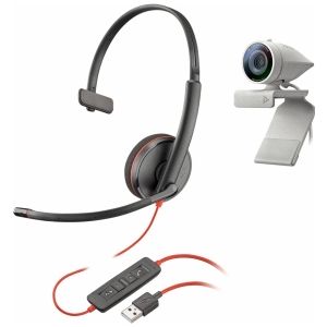 Poly Studio P5 - Webcamera - kleur - 720p, 1080p, Conferentieapparaten, Zwart