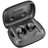 Poly Voyager Free 60 UC Carbon Black Earbuds +BT700 USB-A Adapter +Basic Charge Case Headset Draadloos In-ear Oproepen/muziek USB Type-A Bluetooth Zwart
