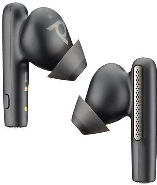 Poly Voyager Free 60 UC Carbon Black Earbuds +BT700 USB-A Adapter +Basic Charge Case Headset Draadloos In-ear Oproepen/muziek USB Type-A Bluetooth Zwart