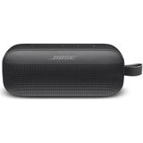 Bose SoundLink Flex Draadloze Bluetooth-luidspreker, draagbaar en waterdicht, voor outdooractiviteiten, zwart
