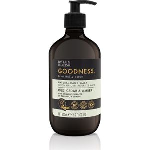 Baylis & Harding Goodness Hand Wash Oud, Cedar & Amber - 500 ml