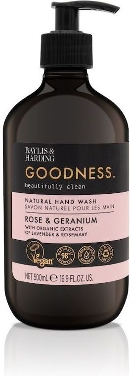 Baylis & Harding Goodness Handzeep Rose & Geranium - 500 ml