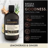 Baylis & Harding - Goodness Lemongrass & Ginger Bath Soak - 500 ml
