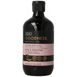 Baylis and Harding Goodness Bath Soak Rose & Geranium Badschuim 500 ml