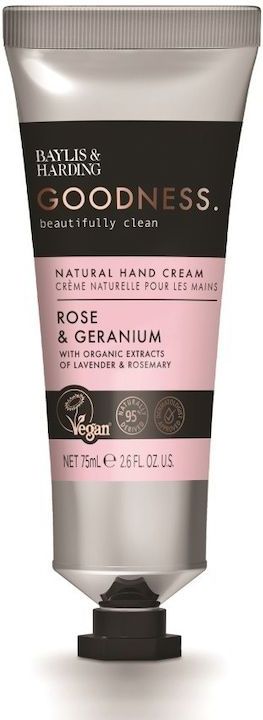 Baylis & Harding - Goodness - Handcrème - Roos - 75 ml