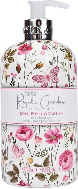 Baylis & Harding Royale Garden Rose, Poppy & Vanilla Vloeibare Handzeep 500 ml