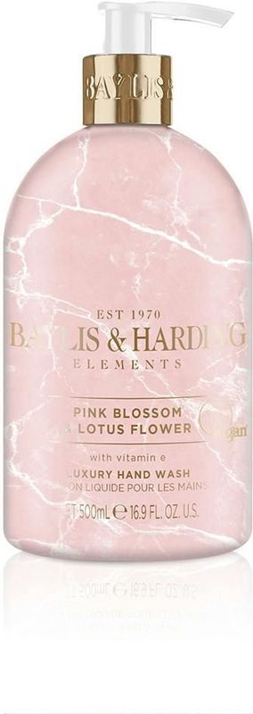 Baylis & Harding Elements Pink Blossom & Lotus Flower Vloeibare Handzeep 500 ml